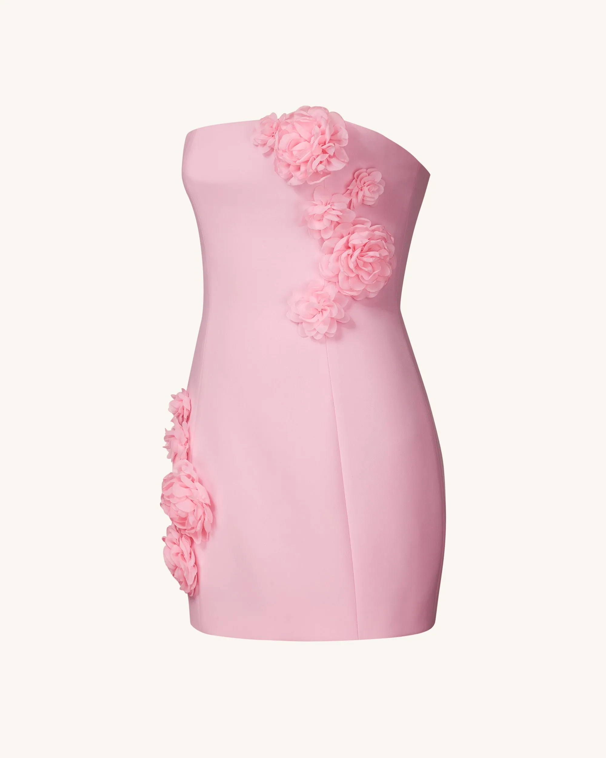 Blossoming Elegance Strapless Dress - Pink sold by JW PEI product image thumbnail 2