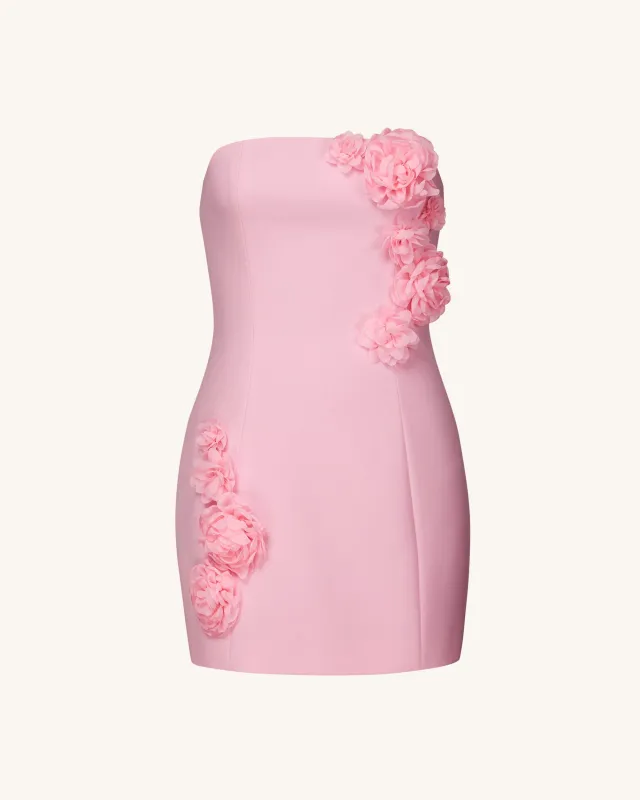 Blossoming Elegance Strapless Dress - Pink sold by JW PEI