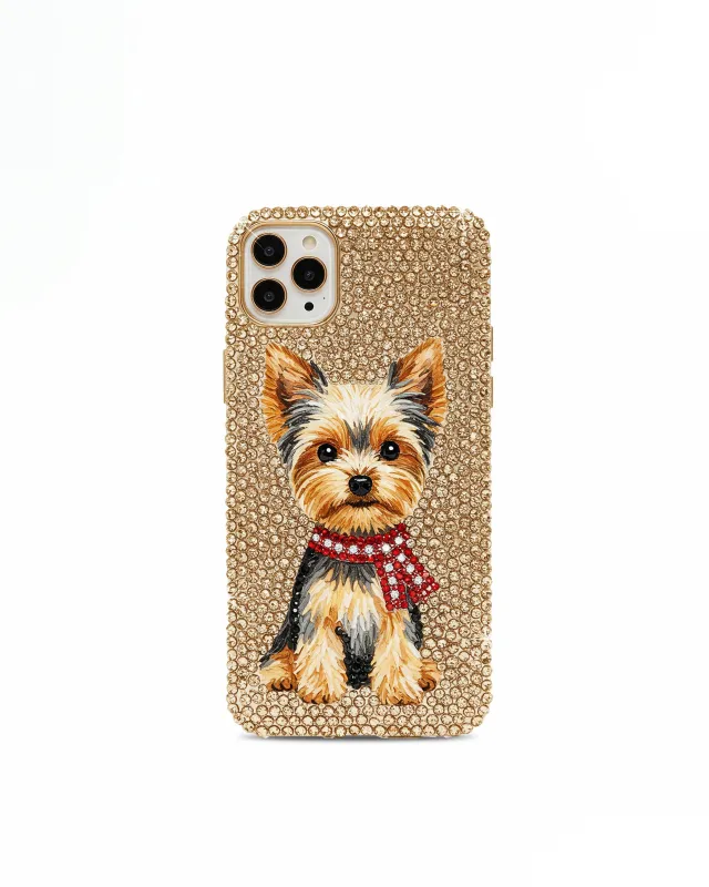 Dazzling Yorkshire Terrier Phone Case - Multicolor Camel sold by JW PEI