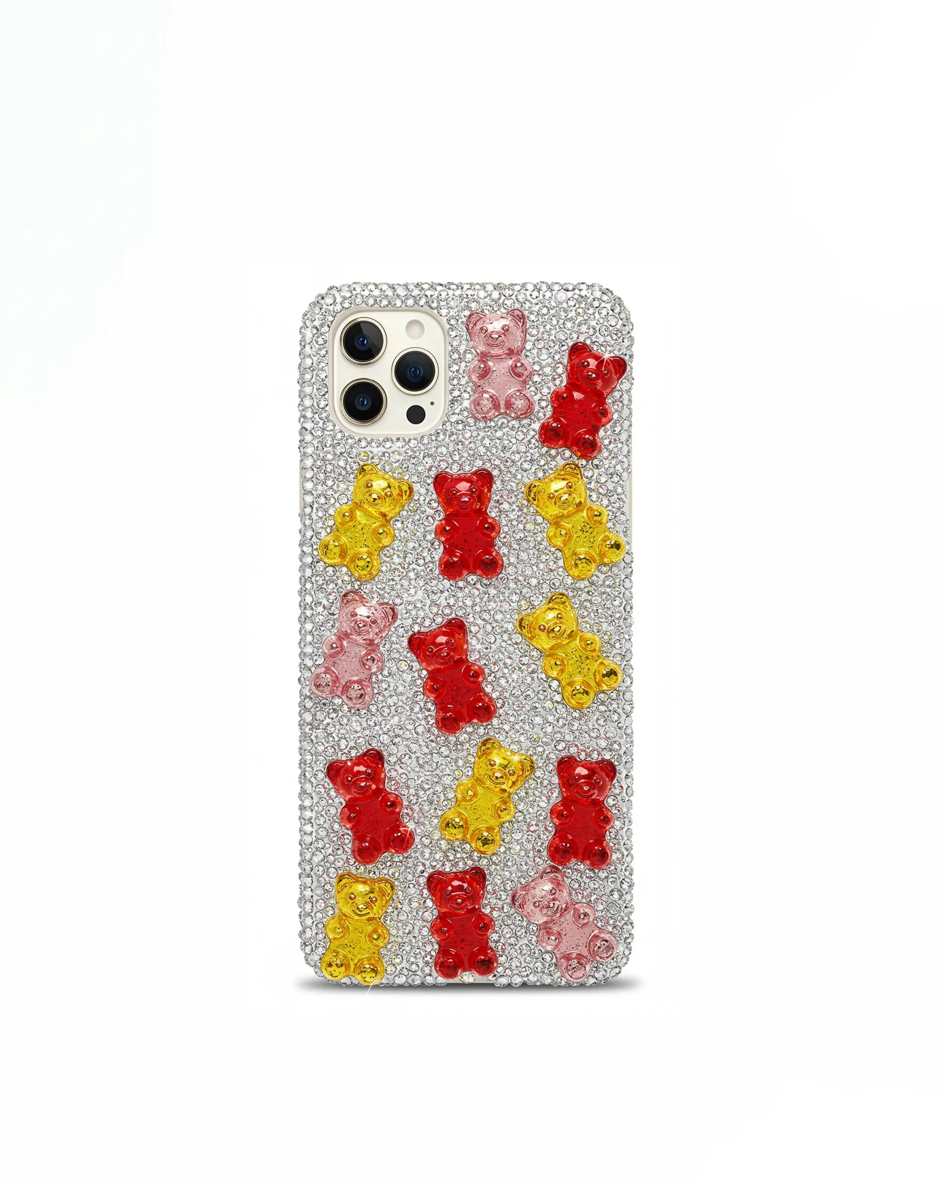 Gummy Bear Pattern Phone Case - Multicolor Silver sold by JW PEI