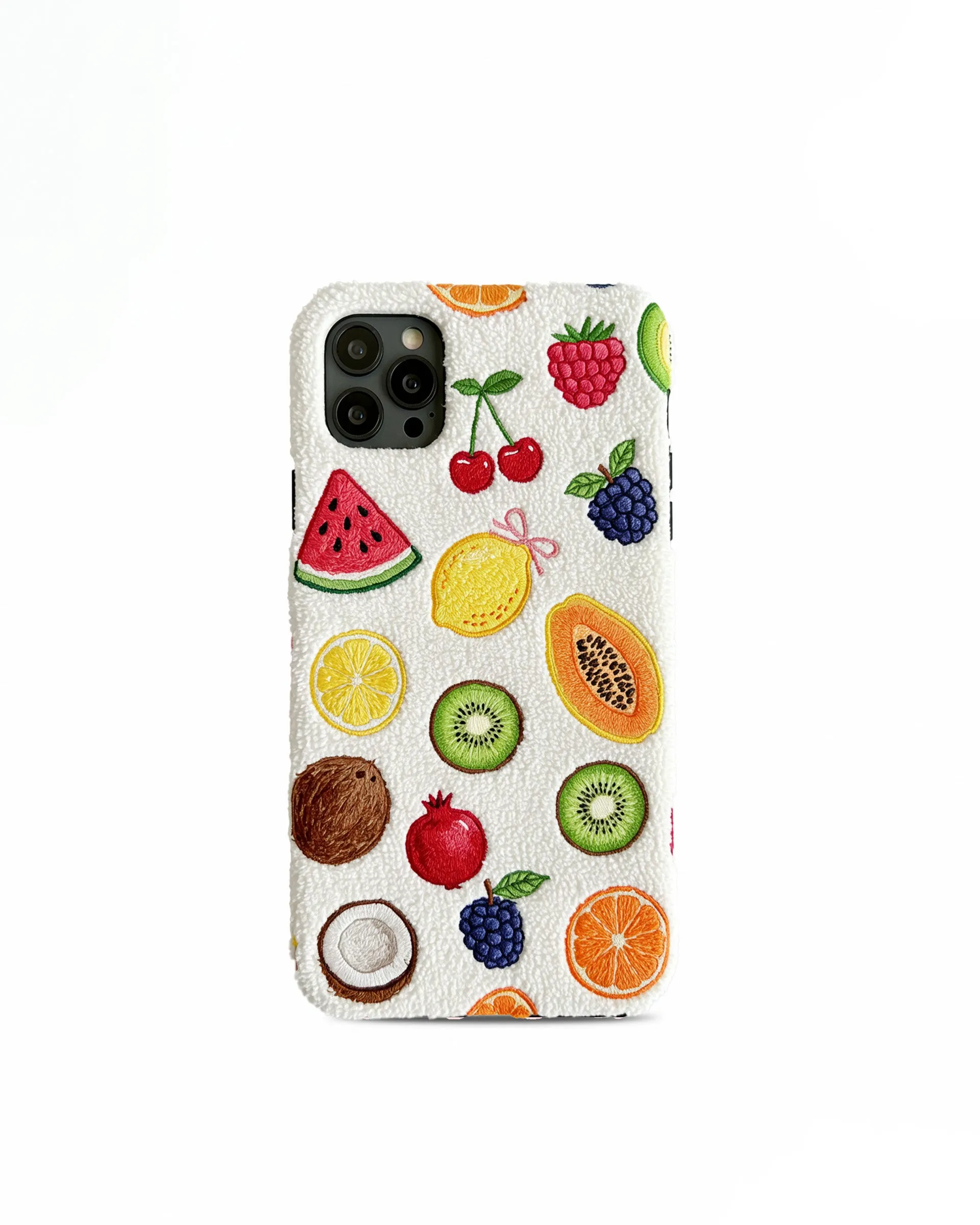 Fruit Fiesta Phone Case - Multicolor White sold by JW PEI