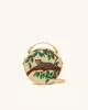 Leopard Round Handbag - Multicolor Beige sold by JW PEI