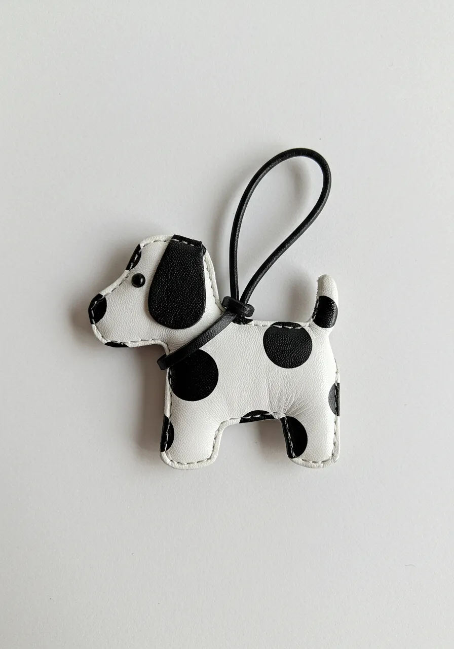 Spotted Puppy Charm - Black/White sold by JW PEI