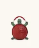 Ava Turtle Shape Handbag - Brown sold by JW PEI