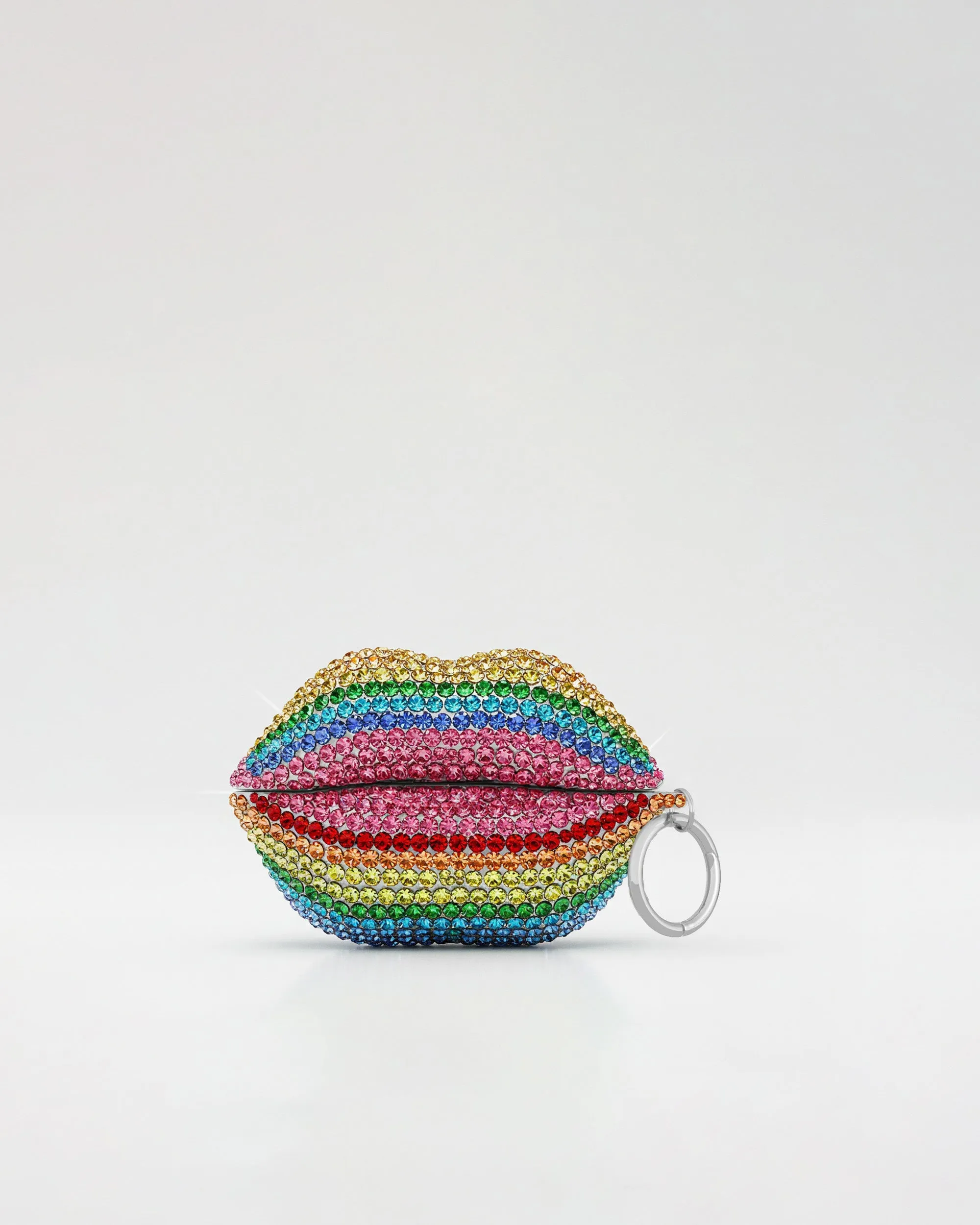 Rainbow Lips Dazzle AirPods Case - Multicolor sold by JW PEI