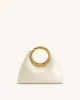 Amiya Leaf Handle Sculpture Bag - White sold by JW PEI