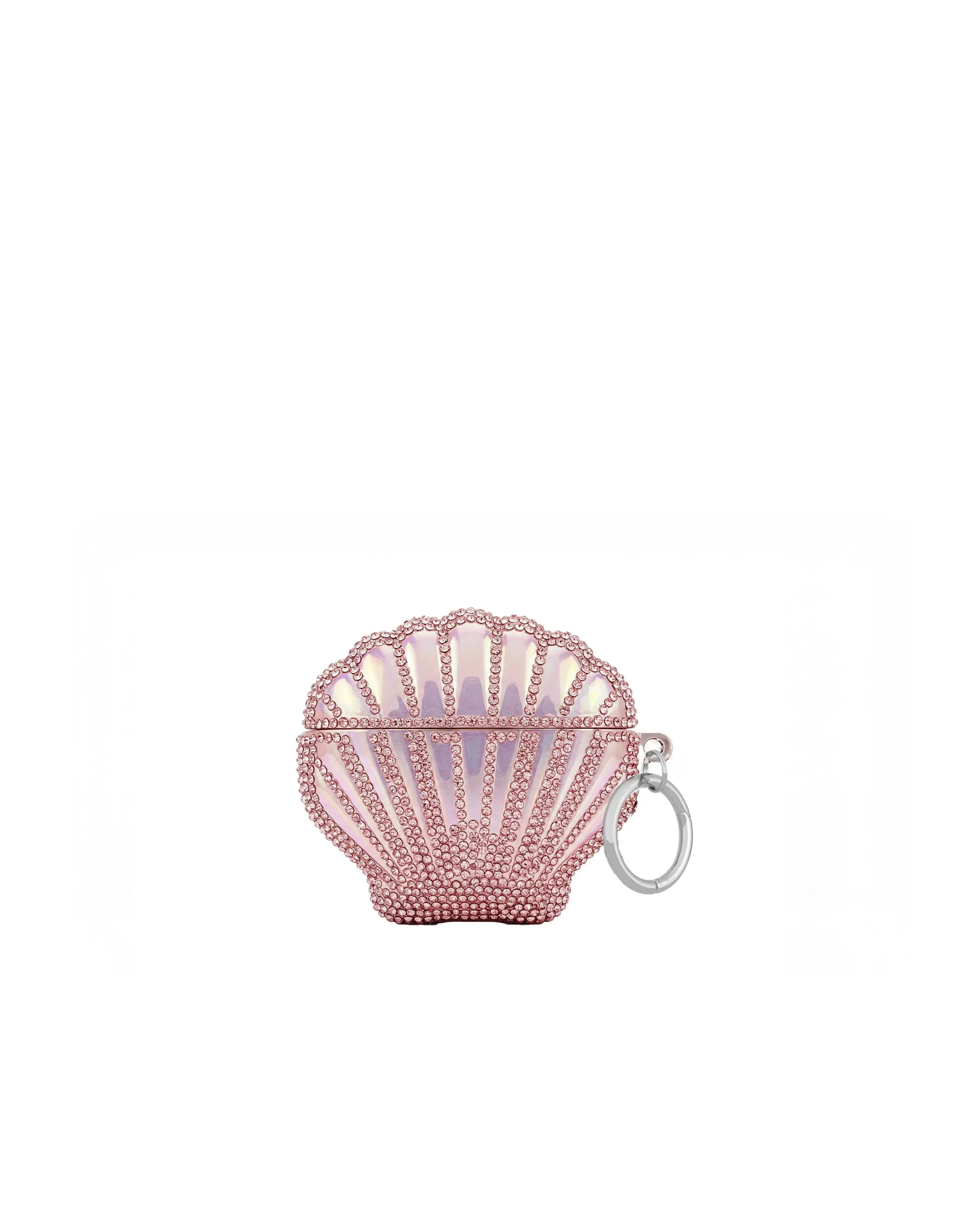 Rhinestone Shell AirPods Case - Multicolor Pink sold by JW PEI
