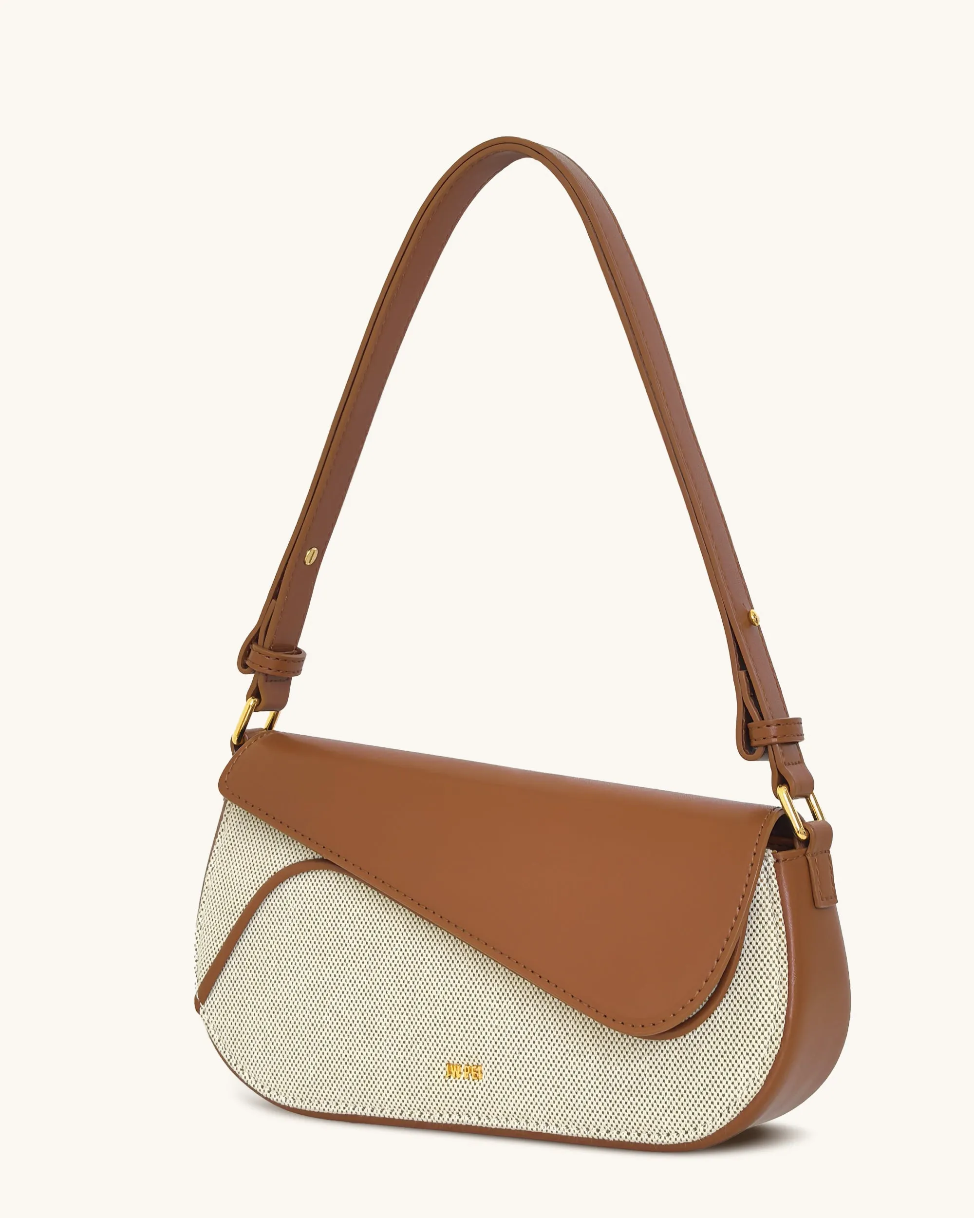 Addisyn Shoulder Bag - Brown Canvas sold by JW PEI product image thumbnail 2