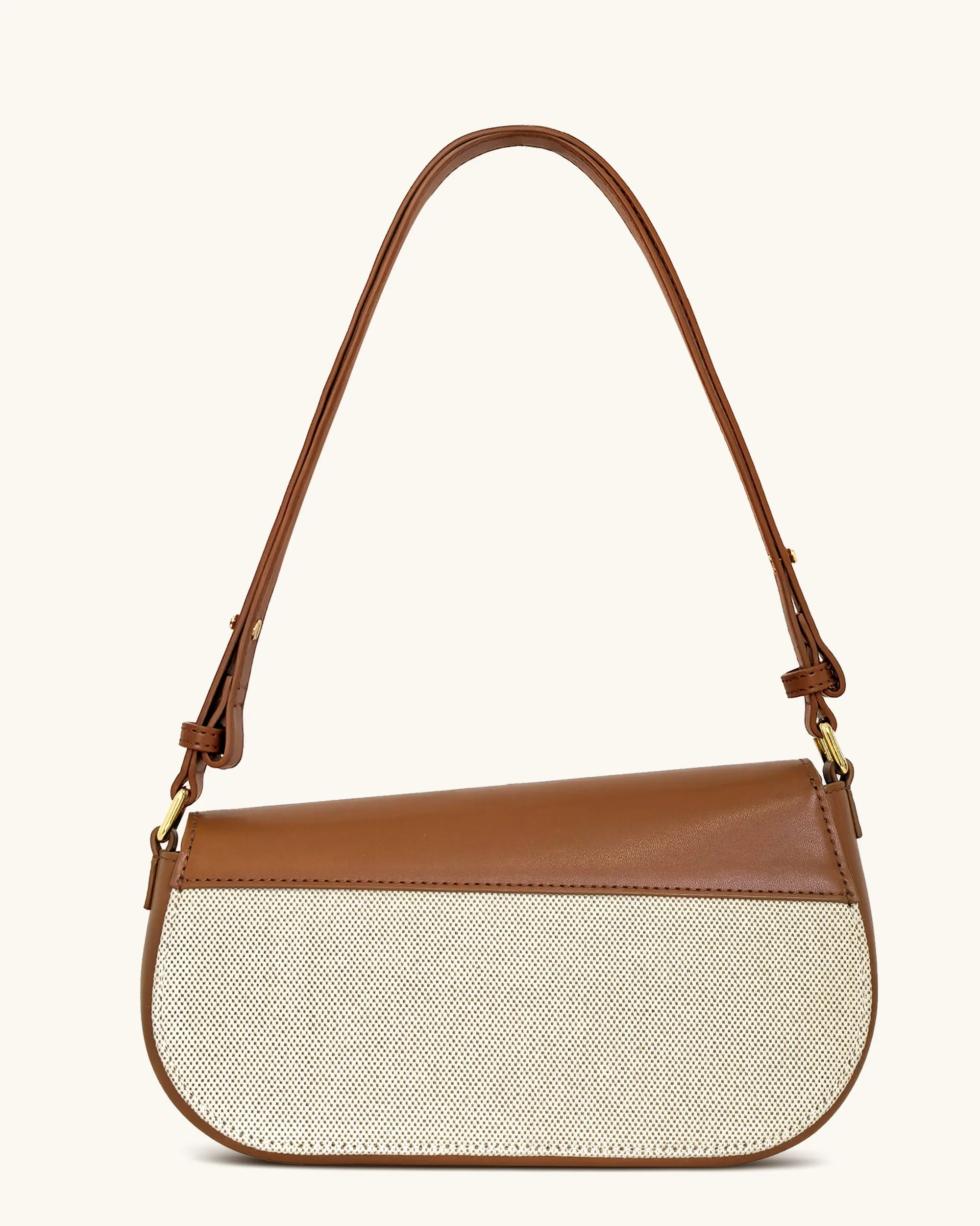 Addisyn Shoulder Bag - Brown Canvas sold by JW PEI product image thumbnail 3