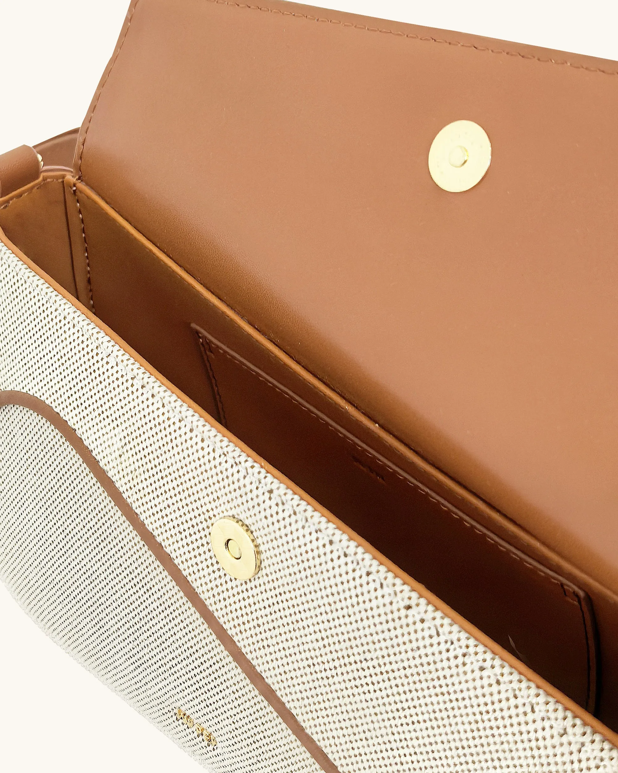 Addisyn Shoulder Bag - Brown Canvas sold by JW PEI product image thumbnail 4