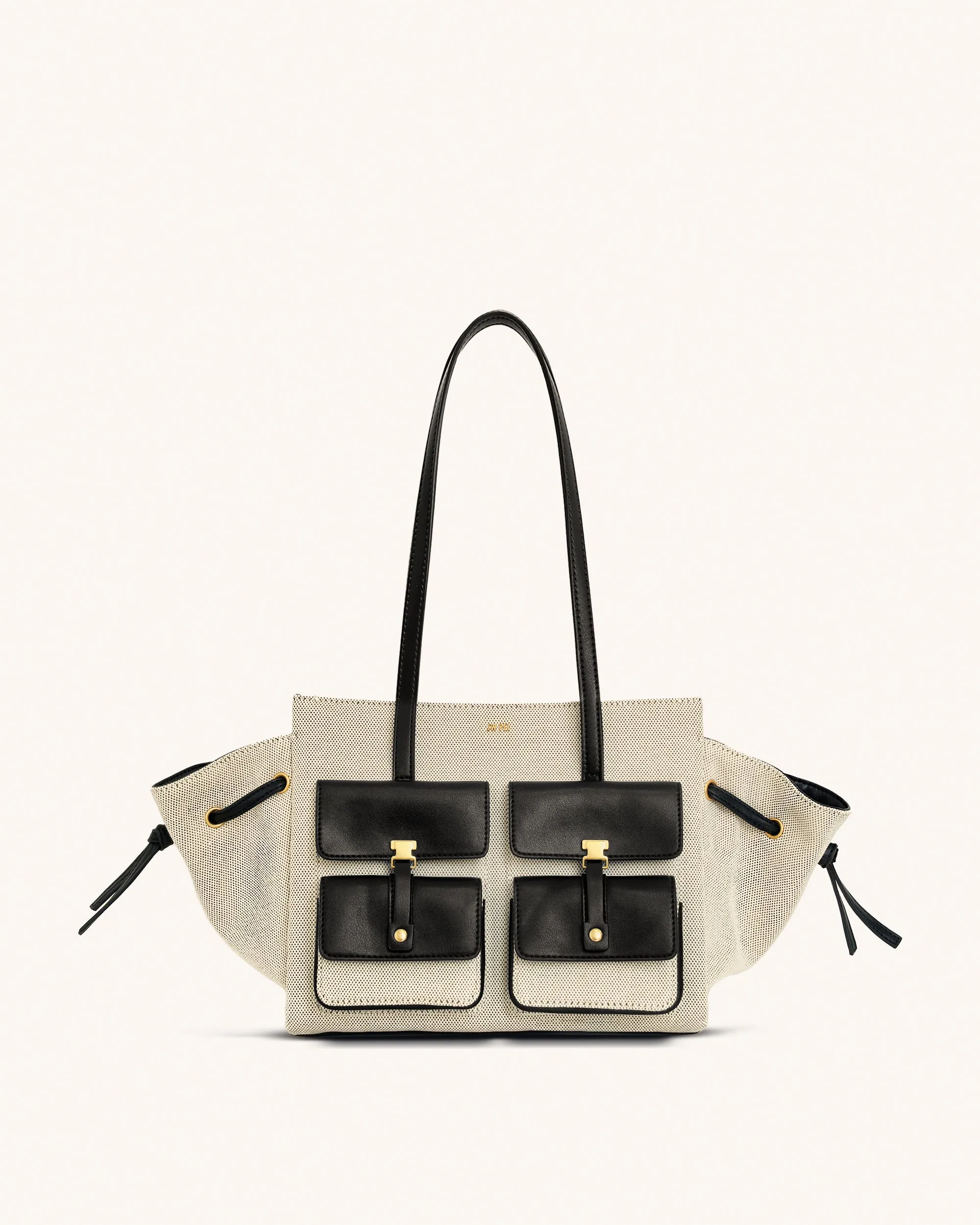 Linda Tote Bag - Black Canvas sold by JW PEI