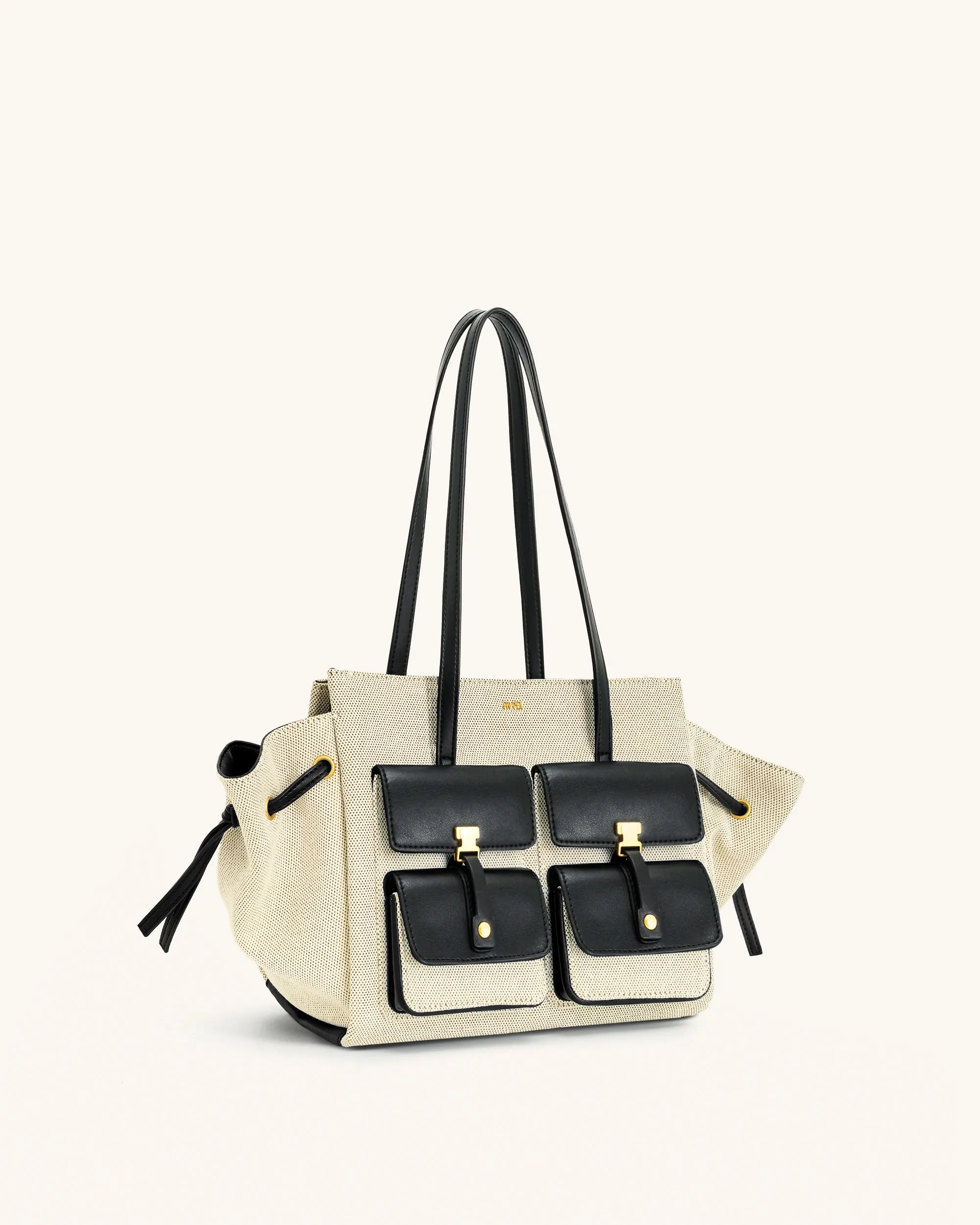 Linda Tote Bag - Black Canvas sold by JW PEI product image thumbnail 2