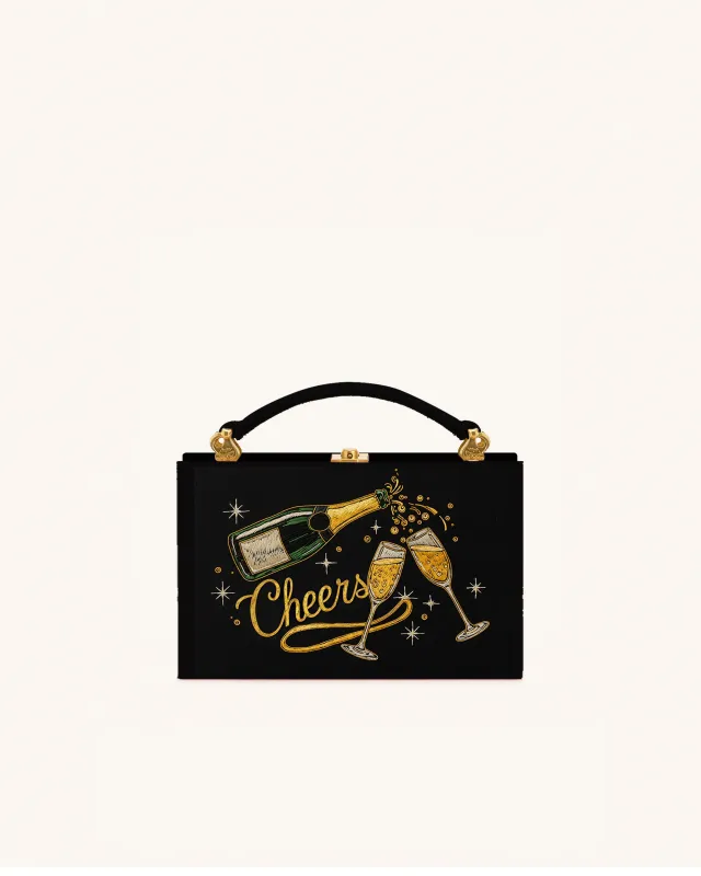 Cheers Clutch Bag - Black sold by JW PEI