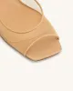 Serenity Open Toe Mesh Slingback Sandals - Khaki sold by JW PEI