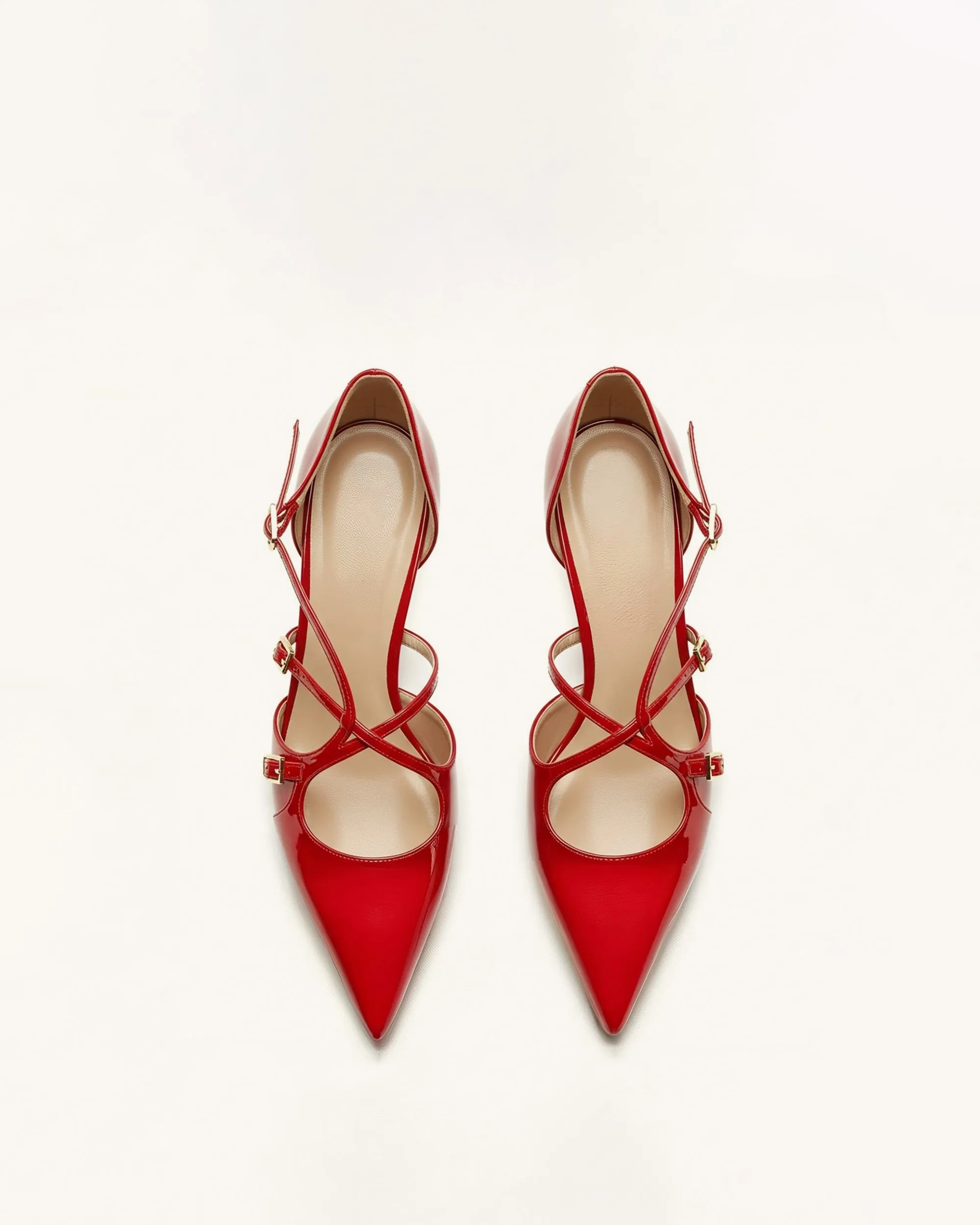 Strappy Heels - Red sold by JW PEI