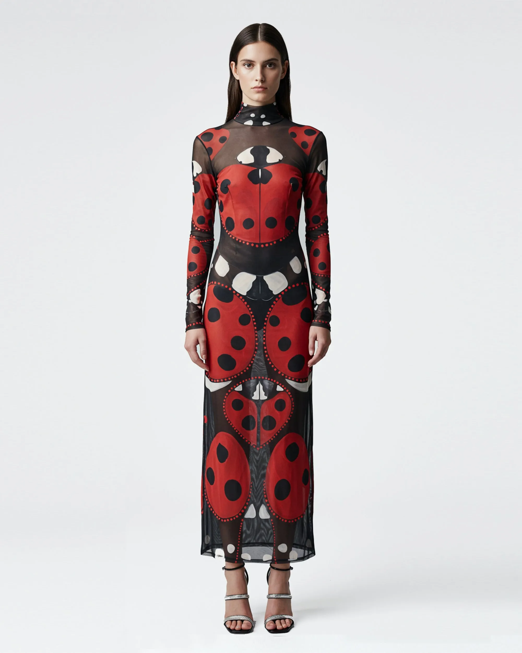 Sheer Ladybug Gown - Multicolor sold by JW PEI