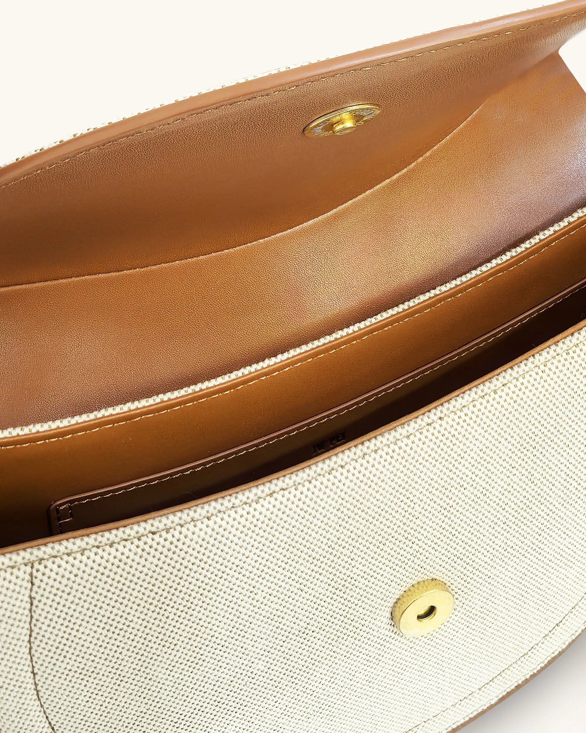 Ashlie Crossbody Bag - Brown Canvas sold by JW PEI product image thumbnail 4