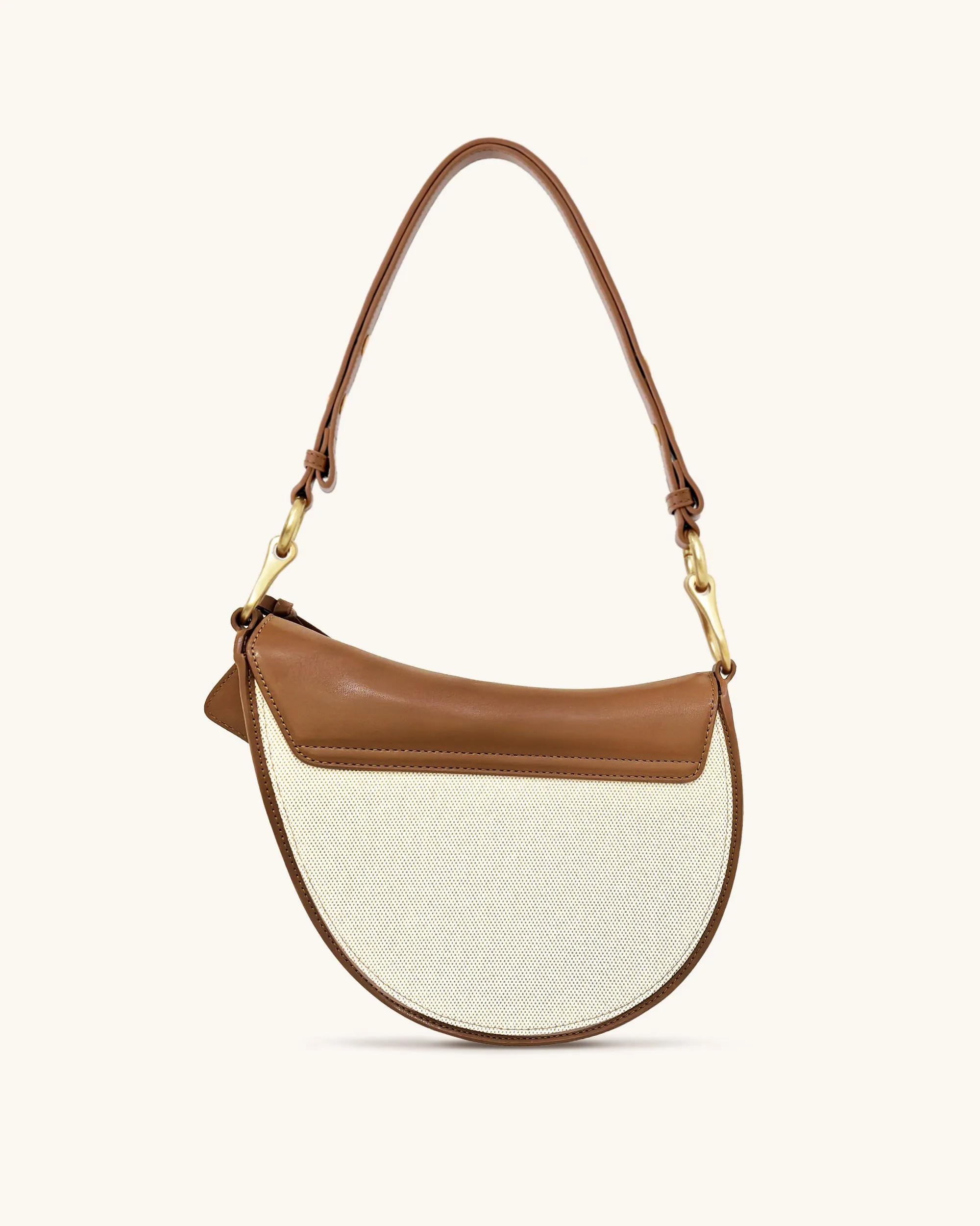 Ashlie Crossbody Bag - Brown Canvas sold by JW PEI product image thumbnail 3
