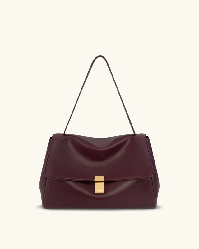 Hilary Shoulder Bag - Deep Burgundy sold by JW PEI