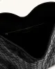 Aria Woven Texture Shoulder Bag - Black sold by JW PEI