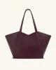 Kiana Large Capacity Tote Bag - Deep Claret sold by JW PEI