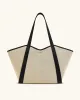 Kiana Large Capacity Tote Bag - Black Canvas sold by JW PEI