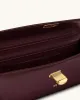 Bria Structured Top Handle Bag - Deep Burgundy sold by JW PEI