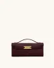 Bria Structured Top Handle Bag - Deep Burgundy sold by JW PEI