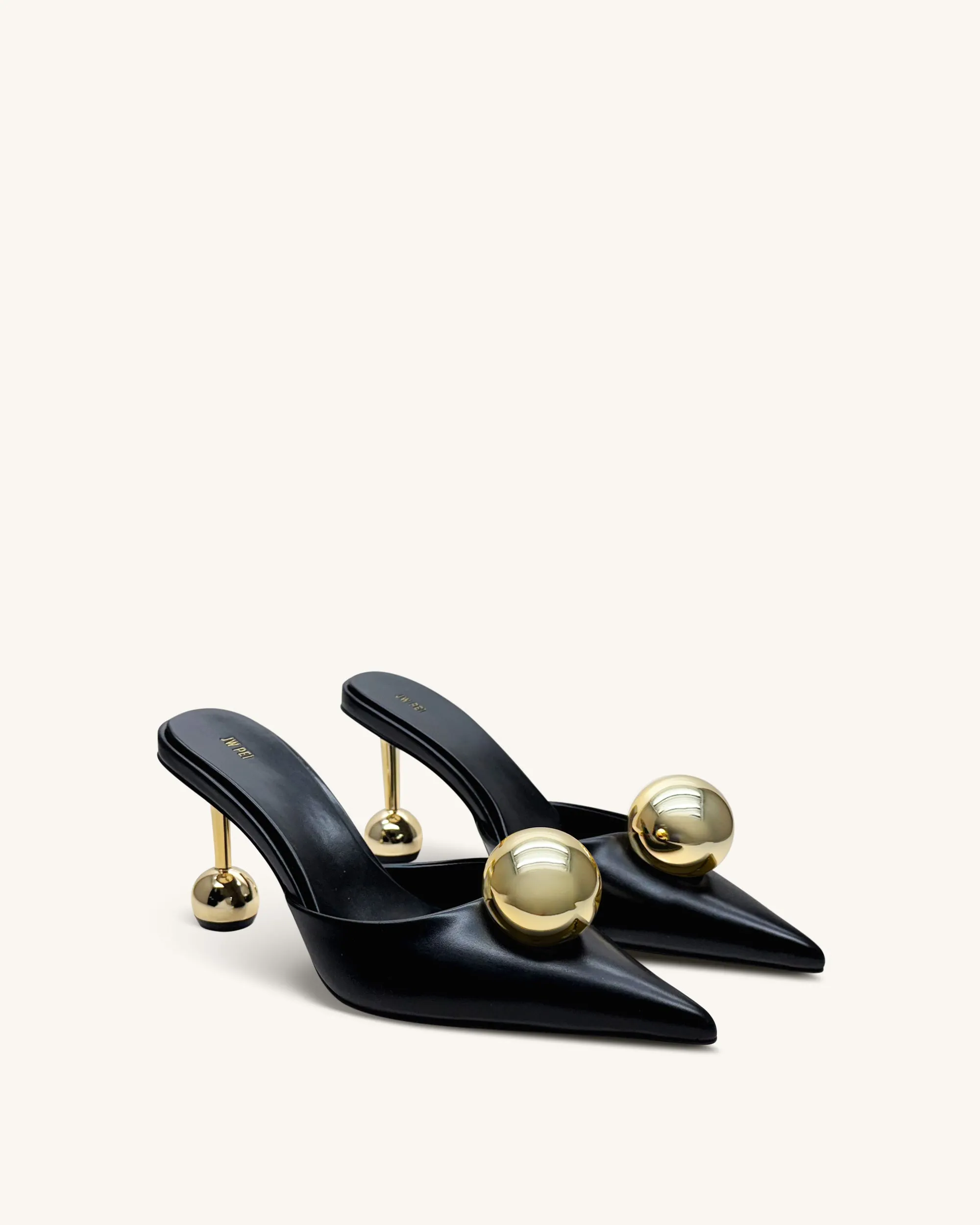 Sofia Sphere Heel Mules - Black sold by JW PEI product image thumbnail 2