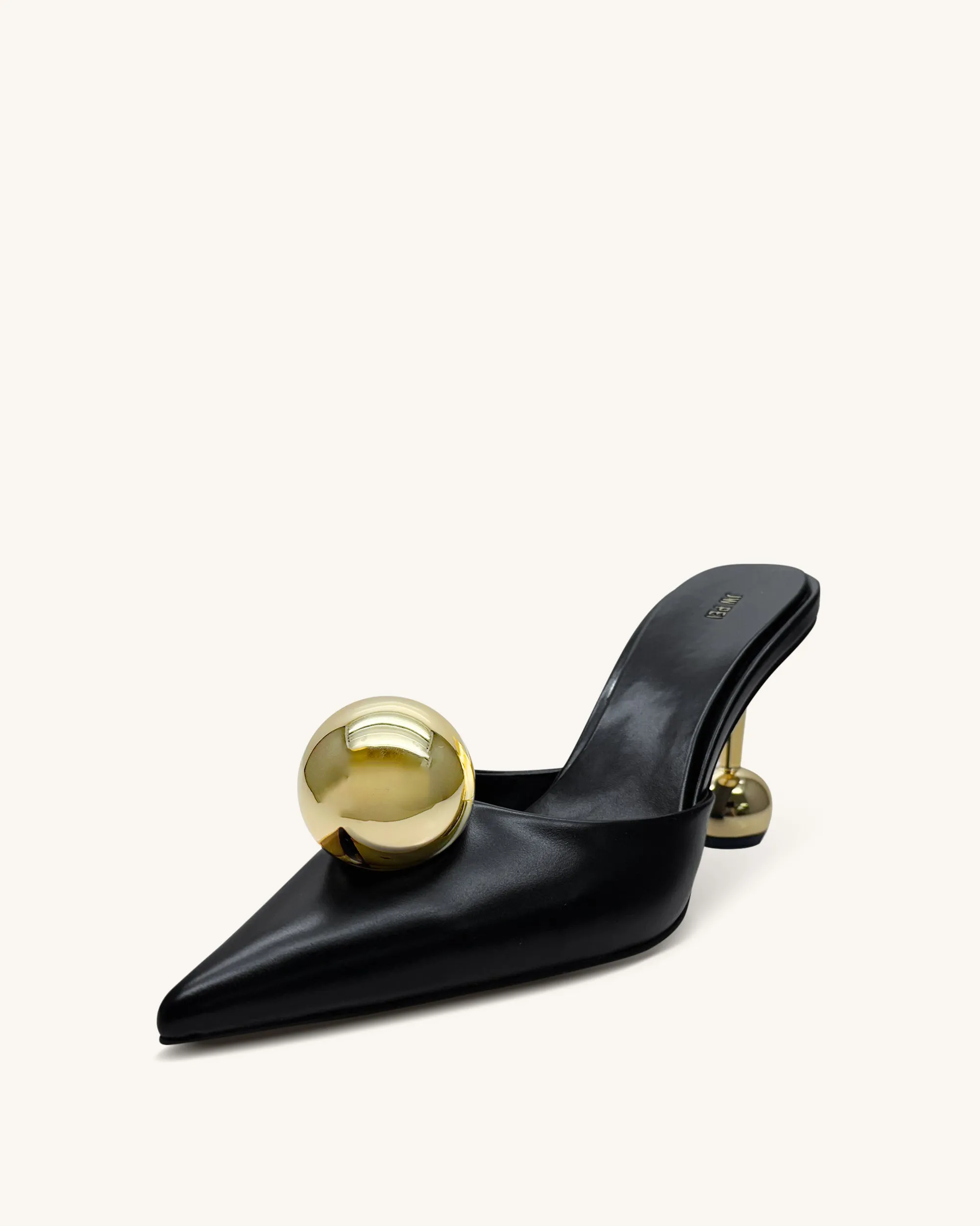 Sofia Sphere Heel Mules - Black sold by JW PEI product image thumbnail 3