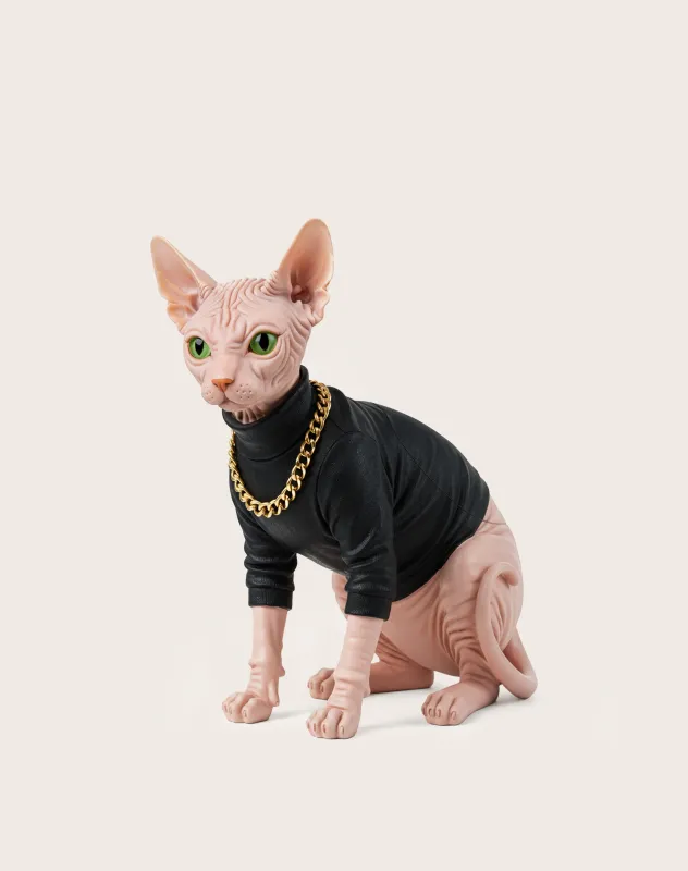 Sadie Cat Clutch - Black/Pink sold by JW PEI