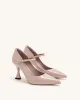 Thalina Patent Leather Pumps - Dusty Pink sold by JW PEI