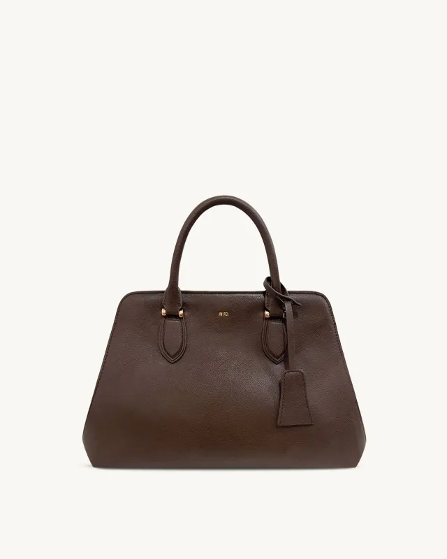 Lara Tote Bag - Dark Brown sold by JW PEI