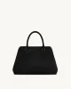 Lara Faux Suede Tote Bag - Black sold by JW PEI