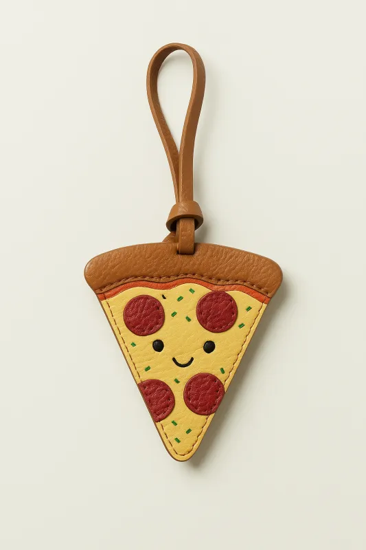 Pizza Slice Keychain - Multicolor sold by JW PEI