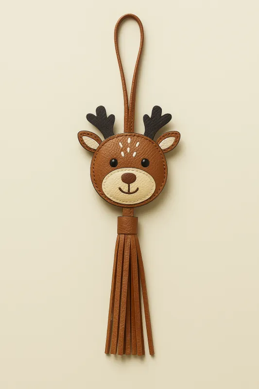 Giraffe Bag Charms Keychain - Multicolor sold by JW PEI