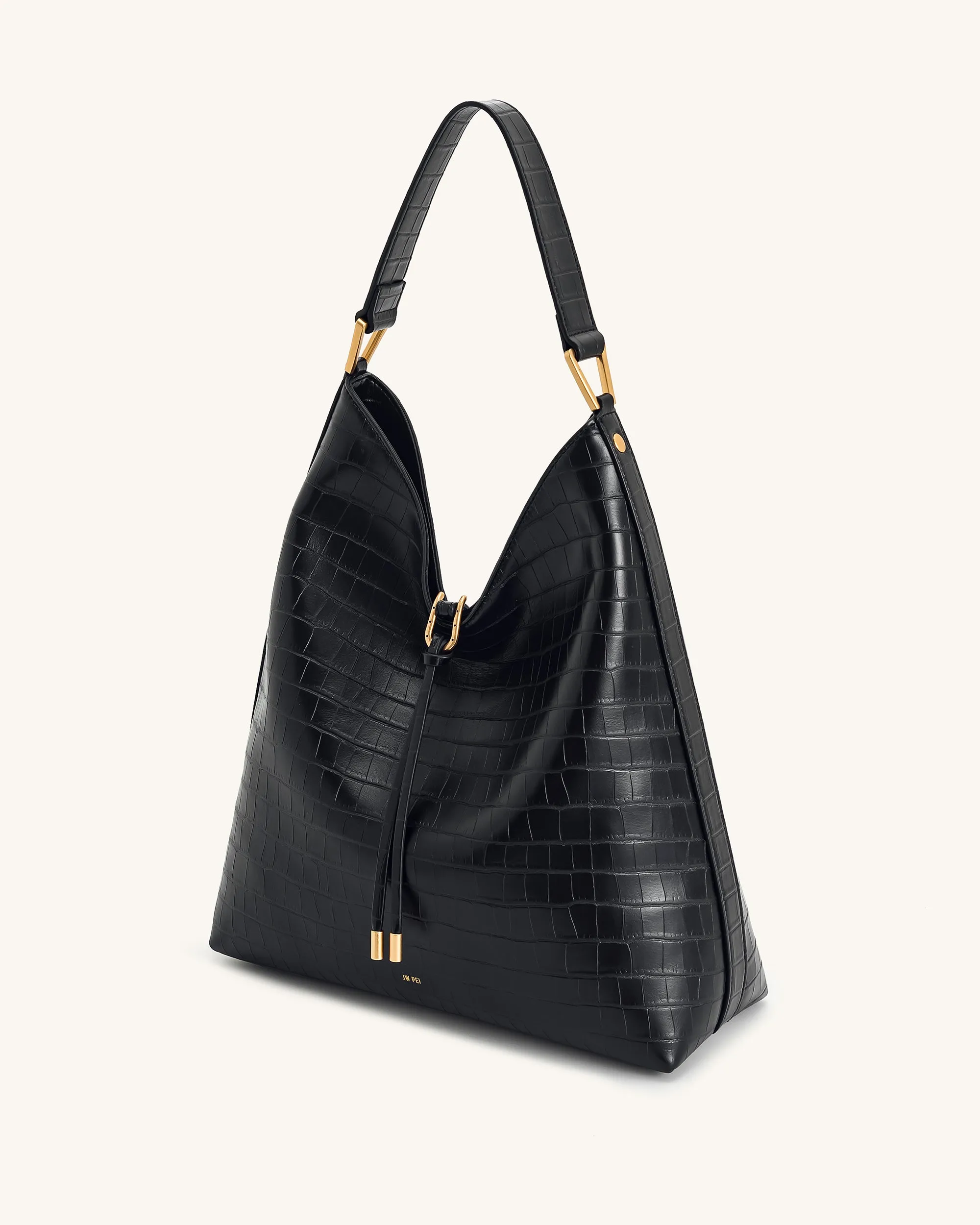Aria Shoulder Bag - Black Croc sold by JW PEI product image thumbnail 2