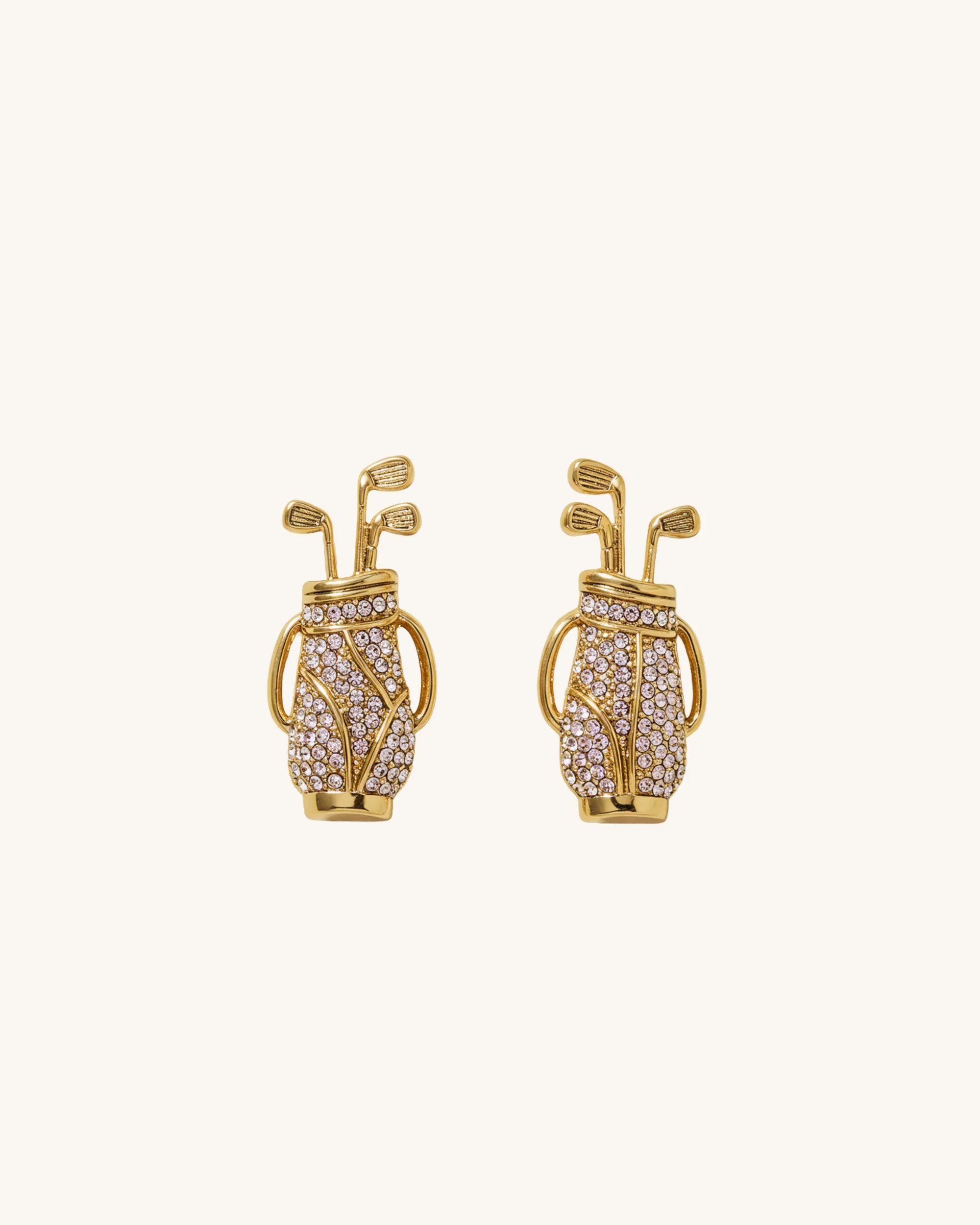 Golf Bag Earrings - Multicolor sold by JW PEI