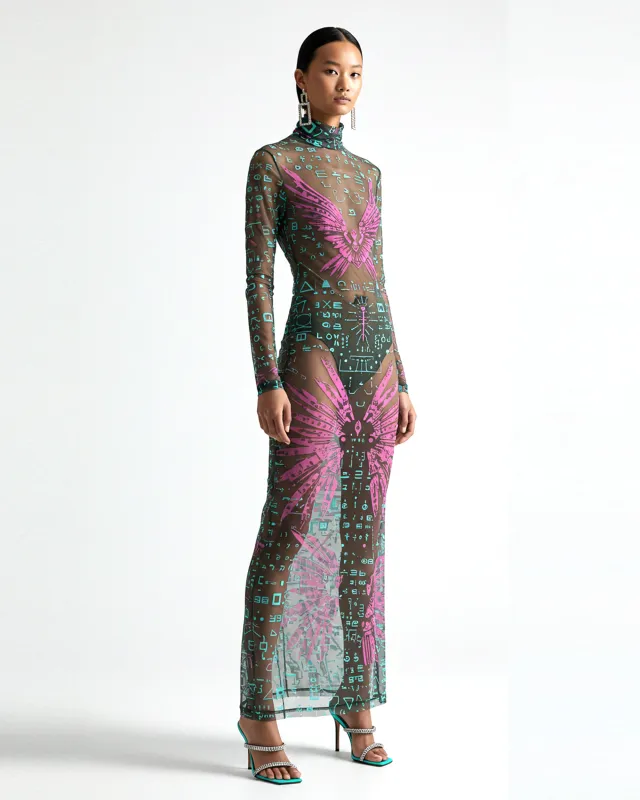 Cybernetic Butterfly Dress - Multicolor sold by JW PEI