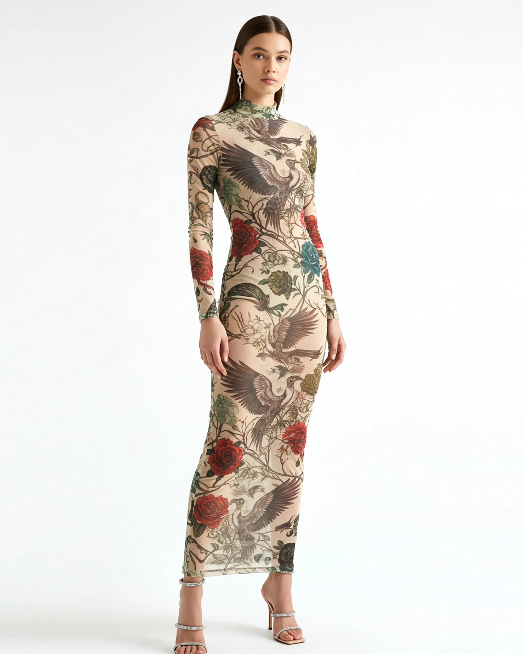 Floral Fantasy Gown - Multicolor sold by JW PEI