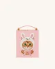 Bunny Cat Embroidered Box Bag - Pink sold by JW PEI