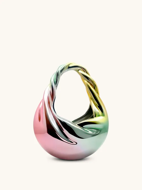 Willow Twist Crescent Top Handle Bag - Multicolor sold by JW PEI