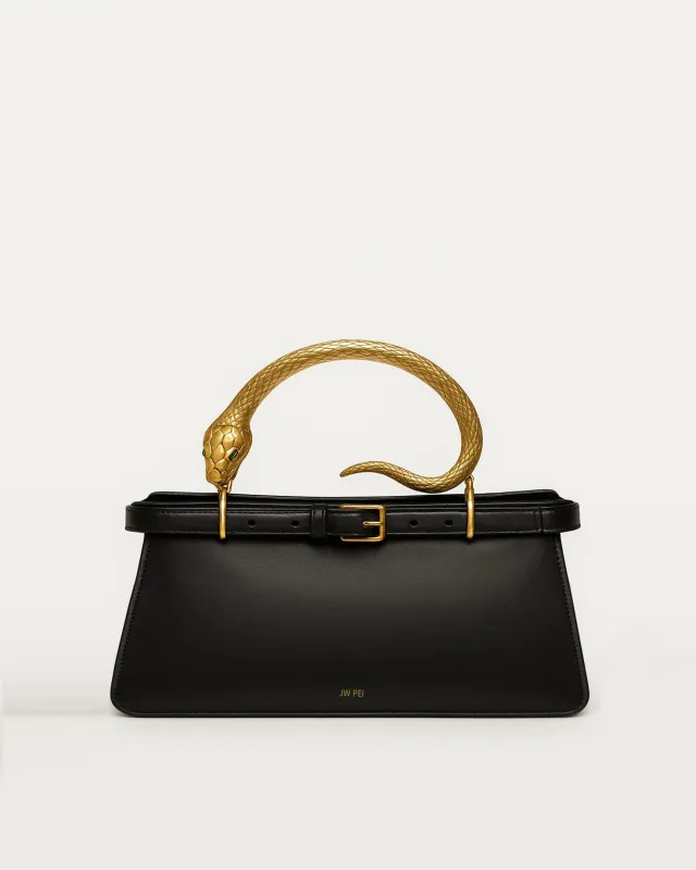 Genesis Serpent Handle Frame Bag - Black sold by JW PEI