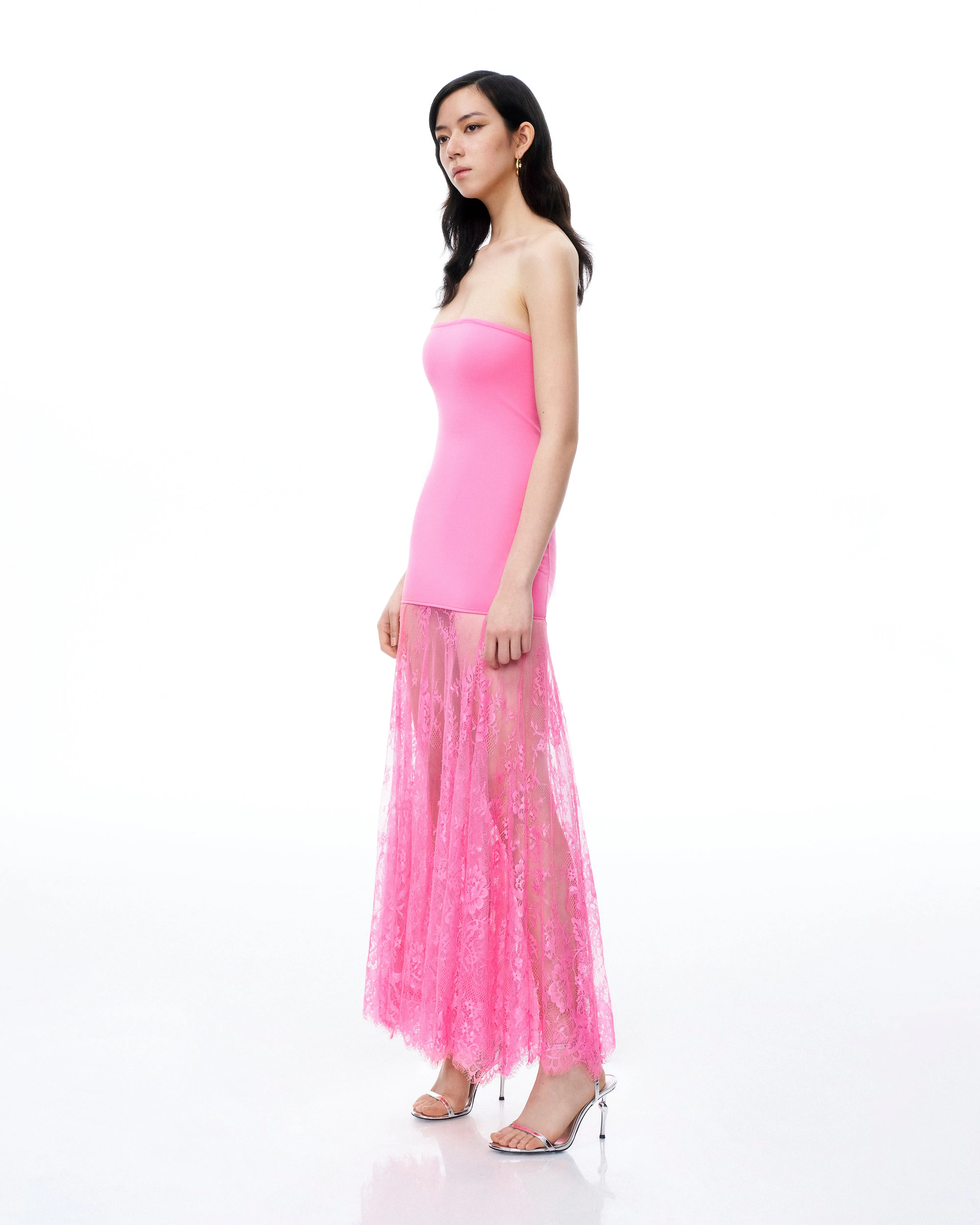 Evadne Floral Lace Dress - Pink sold by JW PEI product image thumbnail 2