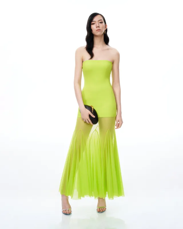 Thalassa Mesh Dress - Lime Green sold by JW PEI