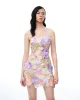 Amelie Floral Embroidered Mini Dress - Pastel Multi sold by JW PEI