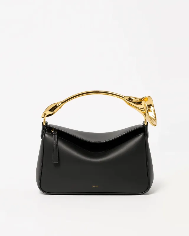 Raelynn Top Handle Bag with Gold Accent - Black sold by JW PEI