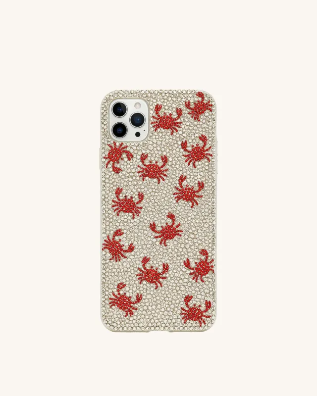Crab Design Phone Case - Red/Ivory sold by JW PEI