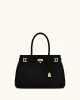 Miley Belt Embellished Tote Bag - Black sold by JW PEI