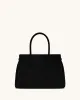 Miley Belt Embellished Tote Bag - Black sold by JW PEI
